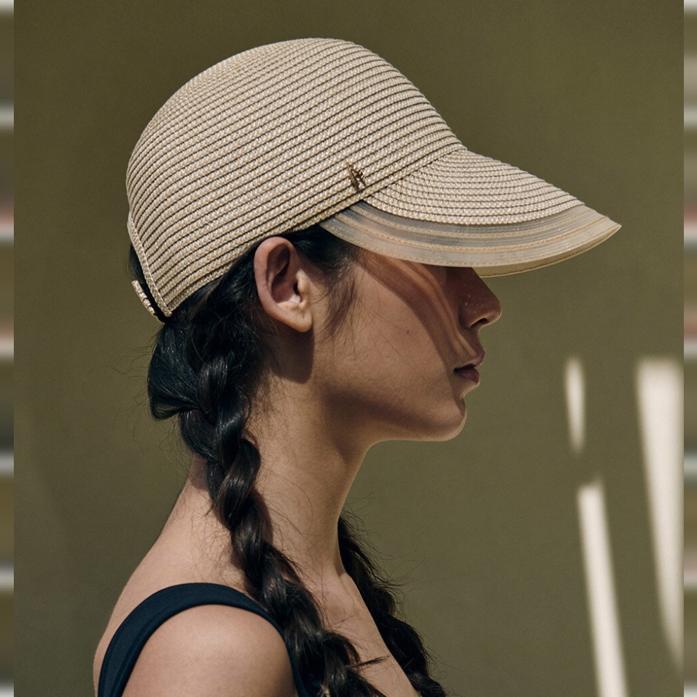 NWT SHINJEO Cool Ball Cap _ Beige WConcept Korean designer brand